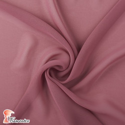 GACELA. Deep pale blush soft chiffon fabric.