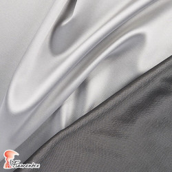 JUNO. Reversible fabric with spandex: Shantung fabric/ satin.