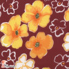 NATASHA FLOR AMARILLA. Drape crêpe fabric. Normally used for flamenco dresses. Yellow flower print.