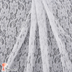 BLONDA SWAN. Stretch lace fabric.