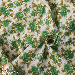 CANDELA. Tela de algodón y spandex, perfecto para vestidos que se adapten al cuerpo.flores.