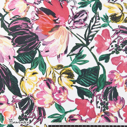 FUNDY. Satin cotton fabric with spandex.
