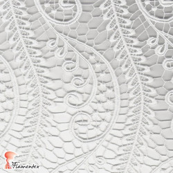 HAYMAN. Embroidered lace fabric.