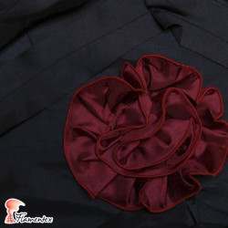 NOELIA. Crinkle fabric with superimposed flowers. Normally used for special occasion dresses.