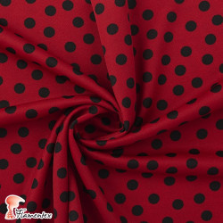 TABLAO. Knit fabric. Normally used on rehearsal skirts. Polka dot 1 cm diameter print.