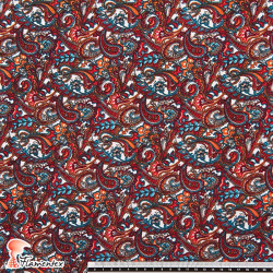 NATASHA. Drape crêpe fabric. Normally used for flamenco dresses. Paisley pattern.