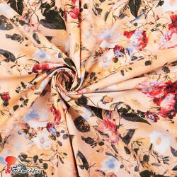 JENNY. Stretch satin fabric, perfect for fitted flamenco dress.