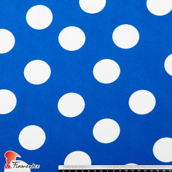 GUAJIRA. Soft techno-peach bi-elastic fabric, with polka dots (4 cm).