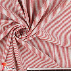 ALBARRACIN. Cotton fabric with horizontal stripes.