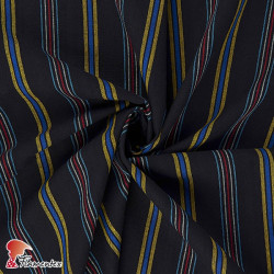 AZOV. Cotton fabric with vertical stripes.