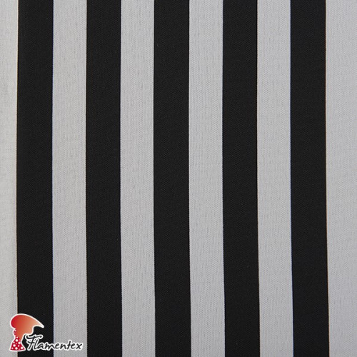 BASICO STRECH EST. LISTA. Polyester fabric. Stripe print.