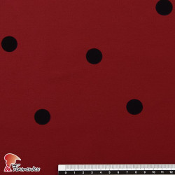 MADIN FLOC. Elastic satin fabric for very fitted flamenco dresses.