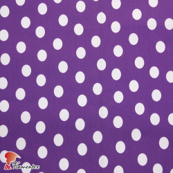 BASICO BULERIA TOPO-PQ. Cotton fabric with small polka dot print.
