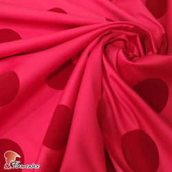 MADIN FLOC. Elastic satin fabric for fitted flamenco dresses.
