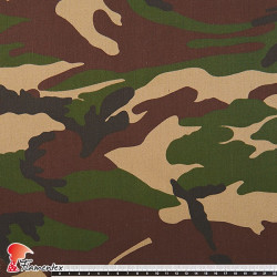 FANTASIA MILITAR RAMBO. 100% cotton fabric. Military print.
