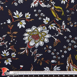 VALVERDE. Thin chiffon fabric with floral pattern.