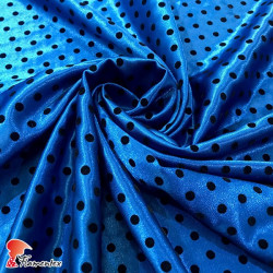 NIDIA FLOCADO. Flocked elastic satin fabric. OEKO-TEX Standard 100