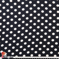 CORDOBA. Thin chiffon fabric with polka dot pattern of 1 cm.
