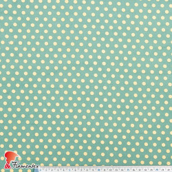 HARU. Cotton fabric polka dot print (1,60 cm).